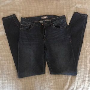 DL1961 Emma low rise skinny dark wash jean
